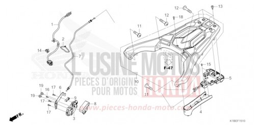 REAR CARIER/ACTUATOR NSS350AP de 2023